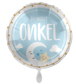 Folienballon - Du wirst Onkel! - ø 43cm